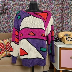 Colorful Geometric Women's Sweater